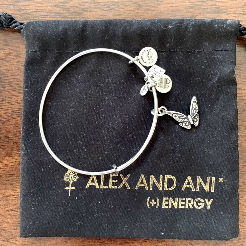Alex and Ani Butterfly Energy bracelet